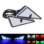 Universal Car LED Devil Eyes Light Demon Eyes Headlight Motorcycle Mini Turn Signal Flasher Tail Lam