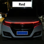 150cm LED Daytime Running Light Scan Starting Car Hood Decorative Lights DRL Auto Engi close-up view