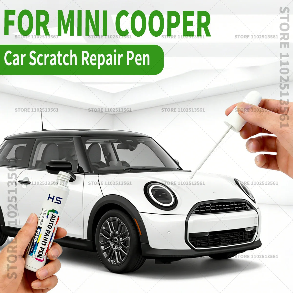 For MINI COOPER Car Paint Repair Pen Touch Up Scratch Remover DIY Auto Accessories Magic Blue Yellow