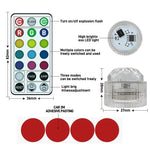 Wireless Adhesive LED Atmosphere Lamp With Remote Control additional angle