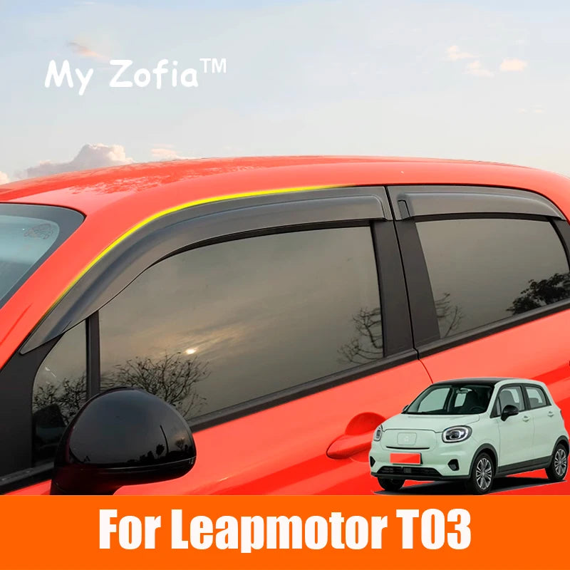 Window Visor for Leapmotor T03 2023 2024 2025 | Weather Shield Sun Rain Deflector