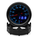 52mm 7 Color LED Car Gauge Set | Boost Water Temp Oil Pressure Voltmeter Air Fuel Rat alternate view