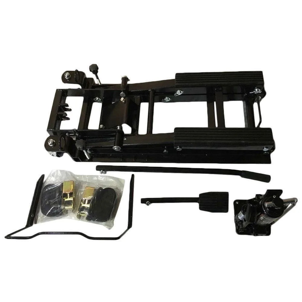Dirt Street Bike Jacks Steel Lift 1500Lb Repair Stand Motorcycle ATV Quad Hoist additional angle