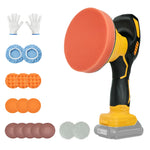 Cordless Car Buffer Polisher 5000RPM Random Orbital Polisher 8 Variable Speed Car Detailing Waxing F