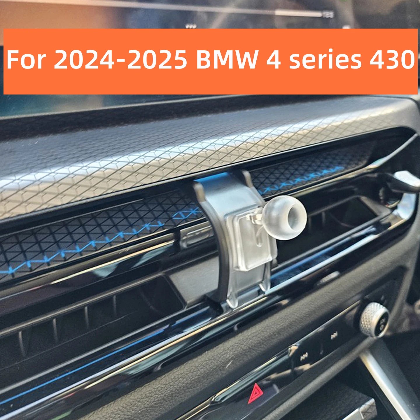 Car Phone Holder For 2024 2025 BMW 4 Series 430i Air Vent Exclusive Base GPS Stand Magnetic Charger