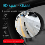 Car Blind Spot Rear View Mirror Wide Angle 360 Degree Adjustable Small Round Mirror C alternate view