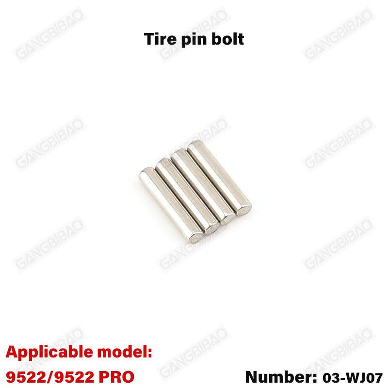 9522 PRO Remote Control Car Parts Swing Arm, Pull Rod, Steering Cup, Tire, Chassis, T alternate view