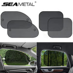 Car Side Window Sun Shade Curtains Front Rear Window Suction Cup