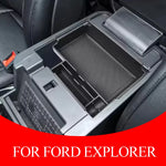 Car Armrest Box Storage Tray For Ford Explorer 2020-2025 Center Console Organizer Holder Case Container Accessories