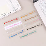 Passenger Princess Star Mirror Decal | Personalized Car Rearview Mirror Sticker close-up view