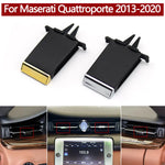 Front Rear Fresh Air Conditioner AC Vent Grille Tab Clips Repair Kit for Maserati Quattroporte 2013-2020