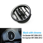 Car Front Dashboard Air Conditioner AC Vent Grille Outlet Panel For Porsche Boxster Cayman 987 2006 2007 2008 2009 2010-2012