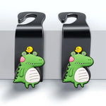 2Pcs Car Headrest Hook Hanger Storage Holder Clip