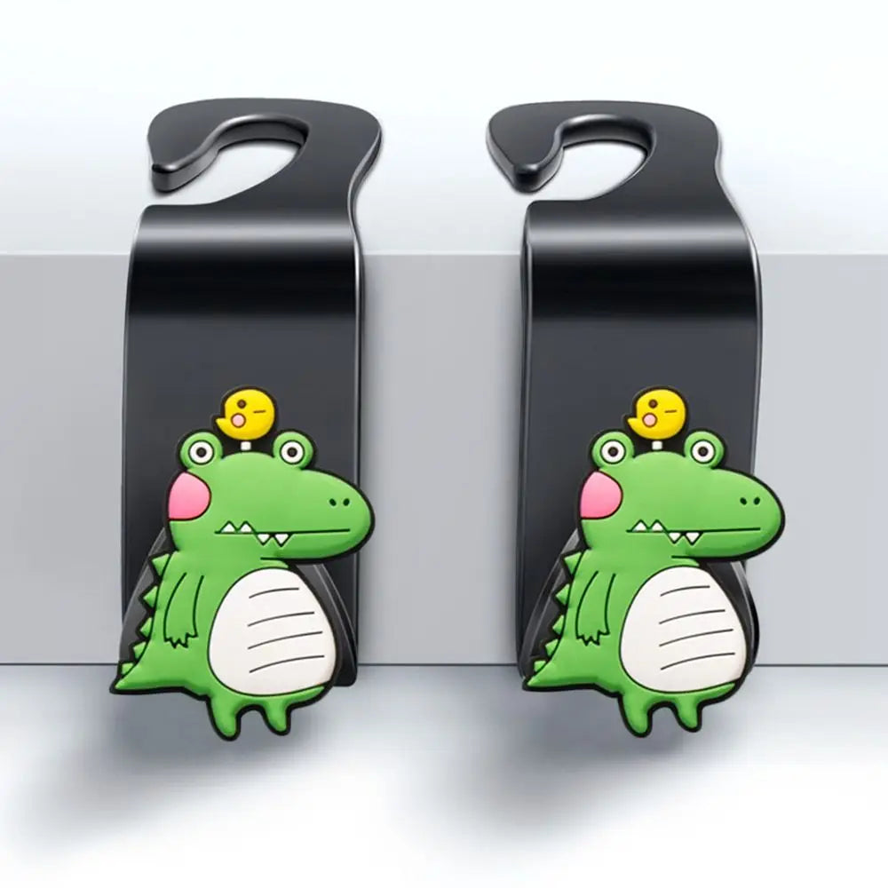 2Pcs Car Headrest Hook Hanger Storage Holder Clip