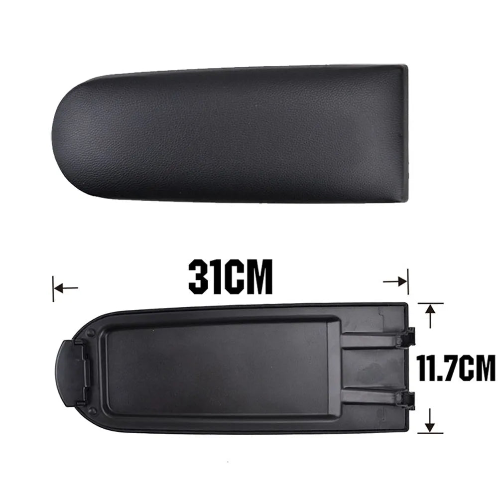For Volkswagen VW Polo Sedan Center Console Arm Rest Lid PU Leather 2010 - 2018 Armrest Cover Latch