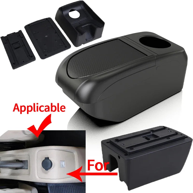 For Suzuki Ertiga special armrest interior upgrade modification multi-function storage center console cup holder car USB accesso