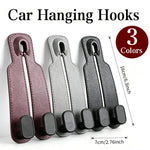 Leather Car Seat Back Hook Handbag Holder