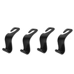 4 Pack Carbon Fibre Car Seat Headrest Hook Back Seat Organizer Hanger Holder for Hand alternate view