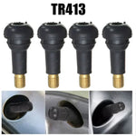 4pcs TR412/TR413 High Quality Tire Valve Stem Universal Rubber Tubeless Nozzle With Valv detail view