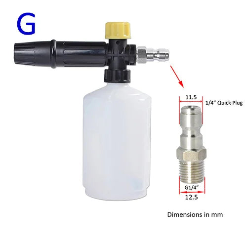 Snow Foam Lance Cannon | Compatible with Karcher Daewoo Makita Huter High Pressure Wa lifestyle view