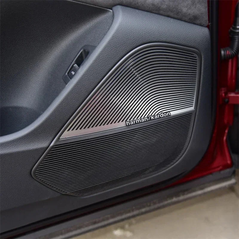 Harman Kardon BOSE Badge aluminum 3D car audio stickers For bmw Dacia Alfa Romeo Lada Skoda Hyundai Infiniti Volvo Audi Jaguar