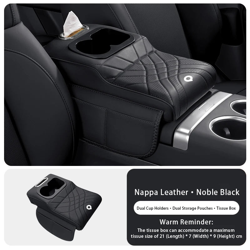 Car Center Console Armrest Cushion Cover For ‌GWM POER ‌SAHAR‌ Cannon Alpha KingKong Storage Cup Holder Tissue Box Armrest Pad