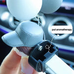 Lovely Couple Car Air Vent Freshener Essential Oil Perfume Clip Scent Aromas Diffuser Decor Fragrance Auto Interior Accessories