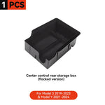Car Storage Box for Tesla Model 3/Y Highland | Center Console Hidden Organizer additional angle