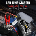 Car Jump Starter 5000A, Jump Starter Battery Pack (Up to 8L Gas & 7L Diesel Engines),20000mAh Battery Jumper Charger, Power Bank