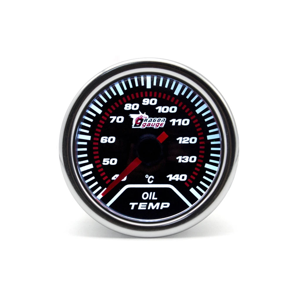 52mm 12V Car Gauge Set | Turbo Boost Oil Temp Water Temp Tachometer detail view