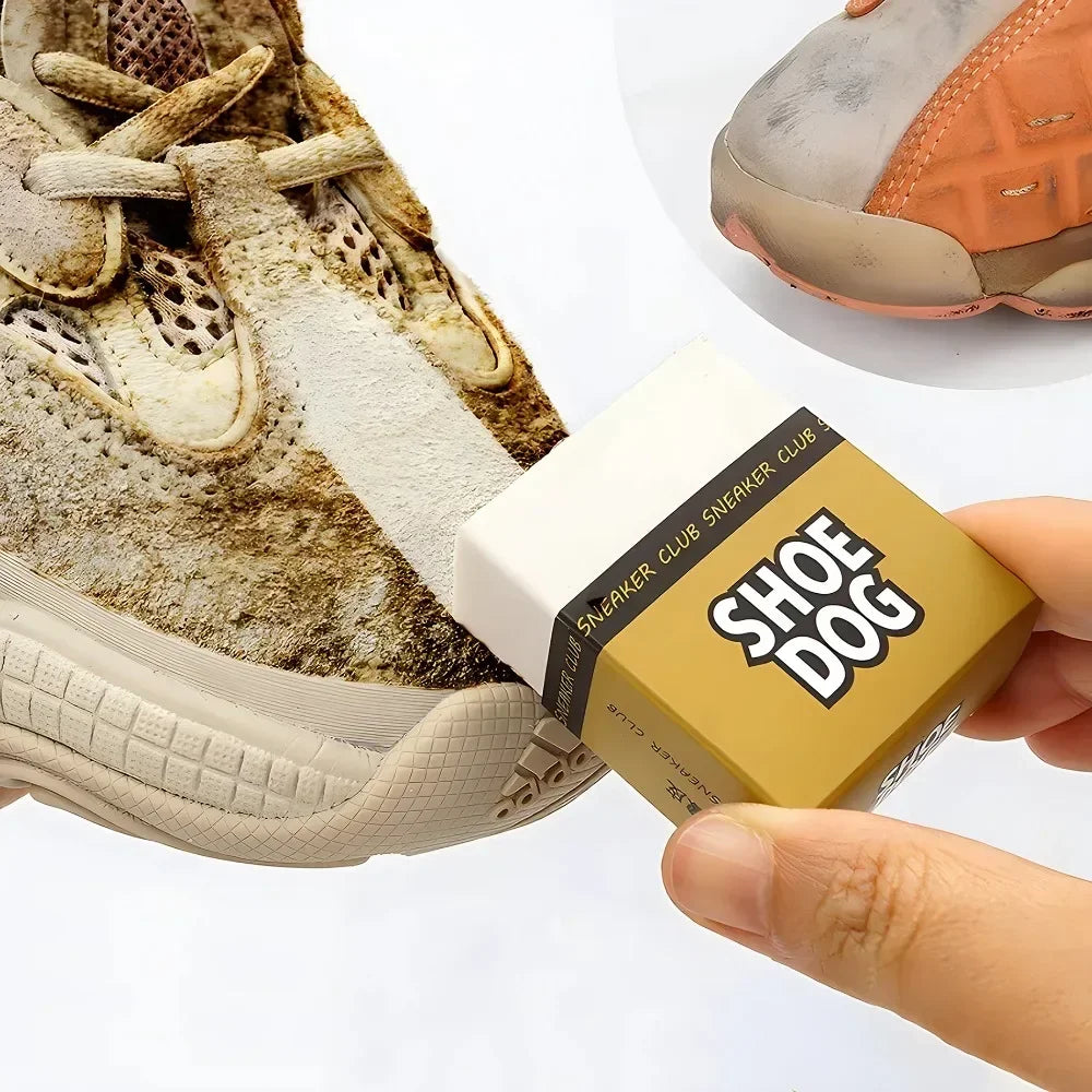 Portable Shoe Cleaner, Waterproof Rubber Sneaker Eraser, Suede Leather