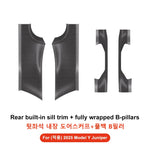 YZ for Tesla Model 3/Y Highland Juniper 2021-2025 Rear Door Sill Protection Strip detail view