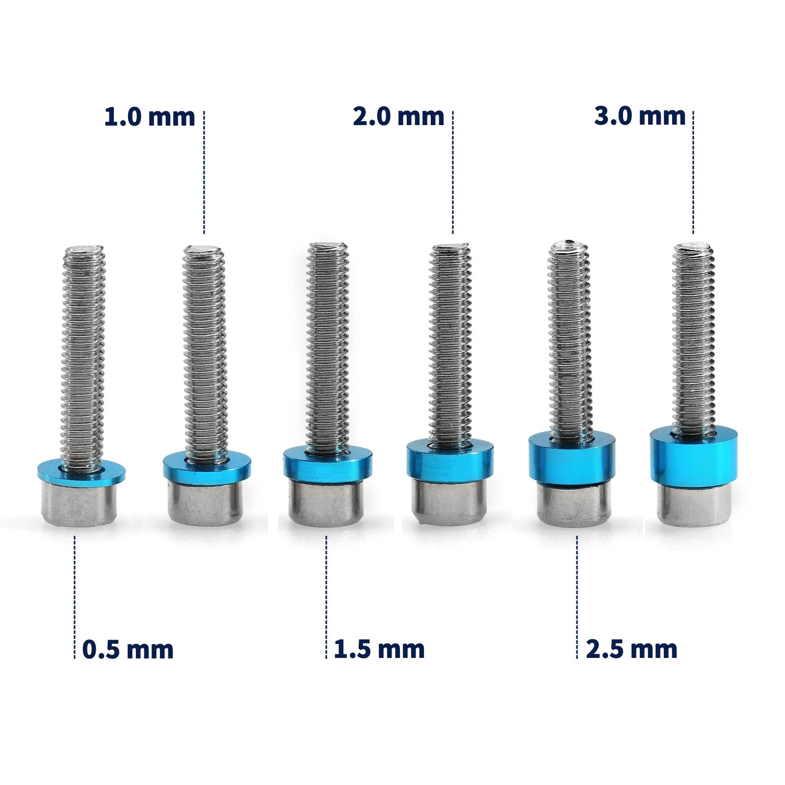M3 Aluminum Alloy Screw Spacer Set 3mm For RC Car detail view