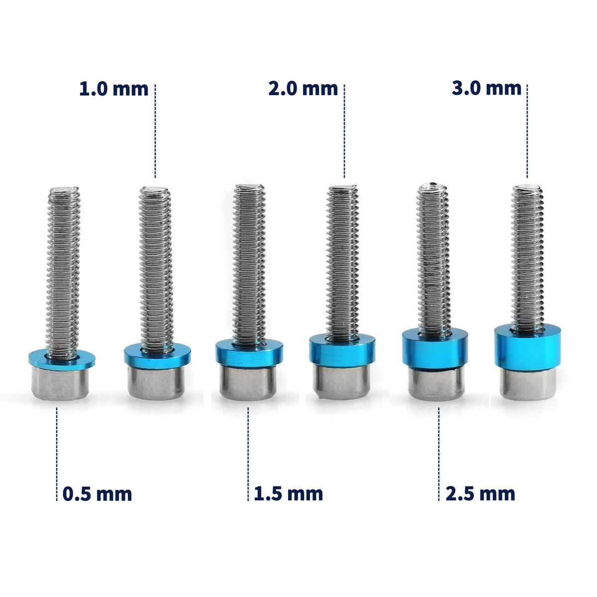 M3 Aluminum Alloy Screw Spacer Set 3mm For RC Car detail view