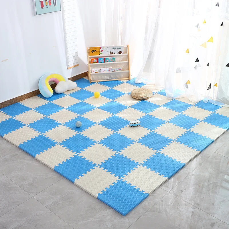EVA Foam Puzzle Floor Mat | Interlocking Tiles for Home Gym and Kids lifestyle view