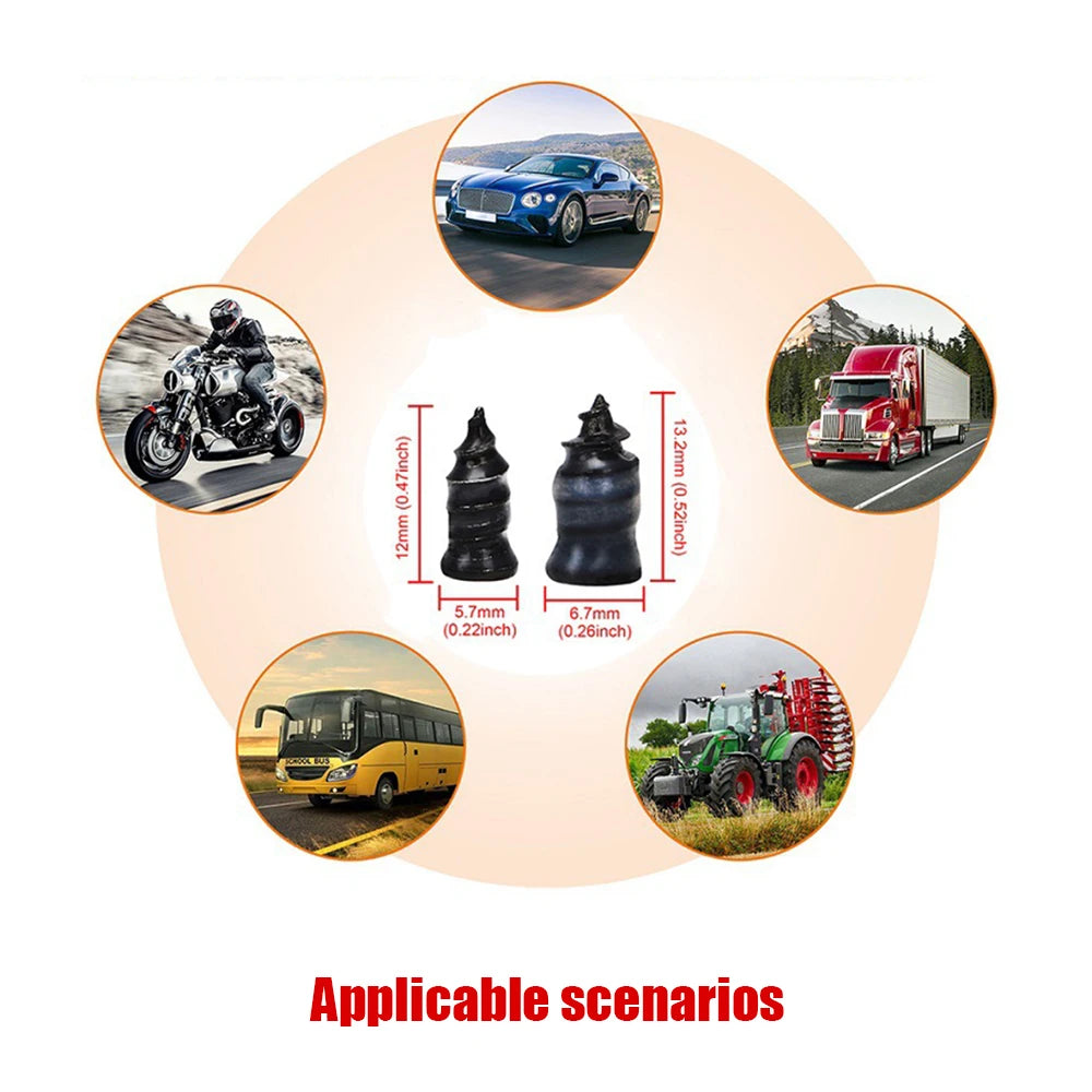 Car Motorcycle Vacuum Tyre Repair Nails 10/20/30/70PCS Universal Tire Screw Tubeless Rep detail view