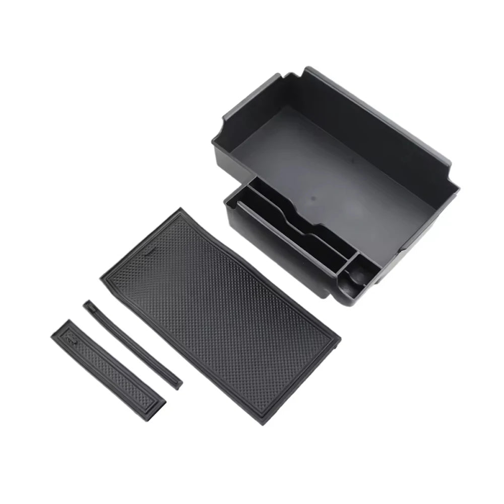 For Ford Explorer 2020-2025 Car Central Armrest Storage Box Console Organizer Center Tray Storage Car Accessories