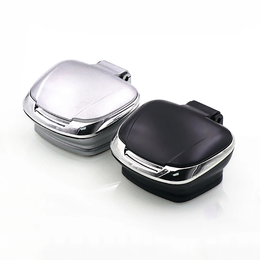 Car Ashtray with LED Light Auto Ashtray Cigarette Flame Retardant Smoke Ash Holders C alternate view