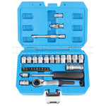29 Piece Heart Piercing Ratchet Socket Wrench Set,Screwdriver Bit Set additional angle