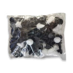 100pcs Auto Car Door Trim Panel Retainer Clips Fender Push Rivet Bumper Fastener Clips for Vehicle Body Panel Repair