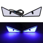 2PCS 12V LED Demon Eye Motorcycle Tail Lights lifestyle view
