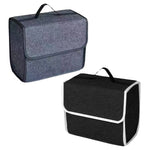 Car Trunk Storage Box 1-Pack: Foldable Bag with Compartments & Handle, for SUVs/Sedan lifestyle view