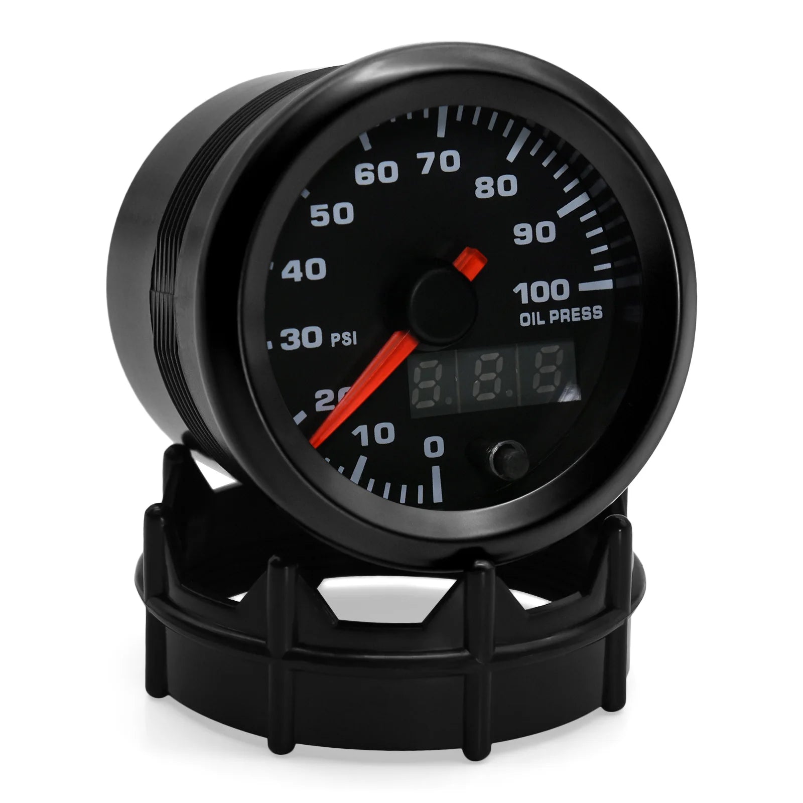 52mm 7 Colors LED Boost Water Oil pressure Voltmeter Air fuel Ratio EXT Temp Gauge Tachometer Dual Display Auto Car Gauge Pods