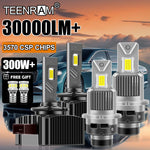 D1S D3S Canbus LED Headlight 30000LM | 300W Turbo Car Lamps for Xenon Replacement
