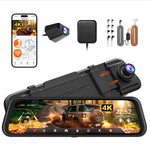 Dash Cam 4K+1080P M40 Front and Rear with Voice Control ADAS and GPS