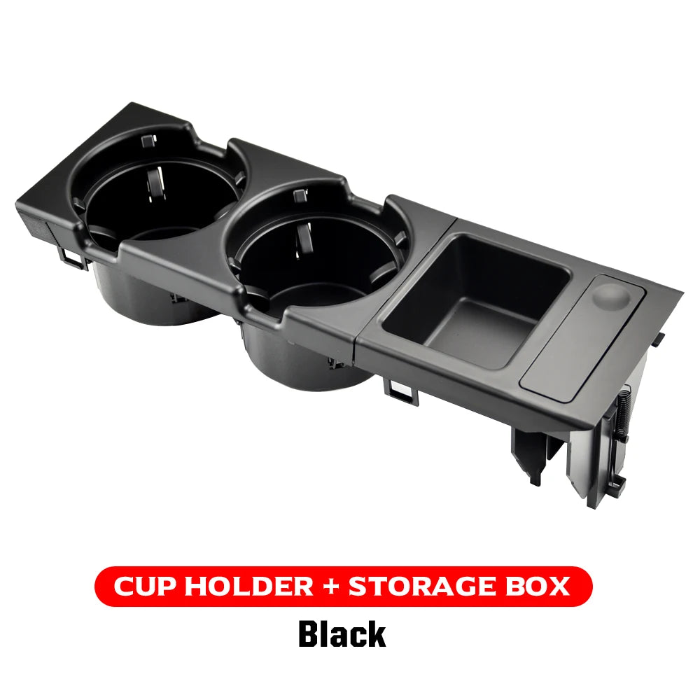 Double Hole Car Center Console Storage Box with Cup Holder | For BMW E46 1999-2006 alternate view