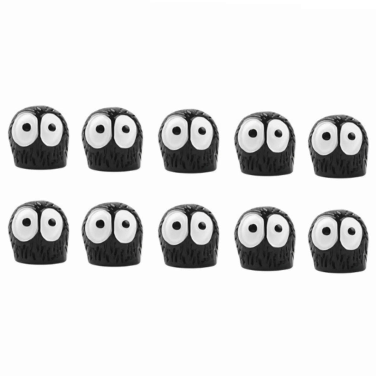 5/10/20PCS Cute Black Elf Car Interior Decoration Funny Auto Center Console Rearview alternate view