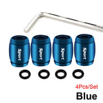 Anti Theft Tire Valve Caps with Rubber Seal | Universal Stem Covers for Car SUV Bik additional angle