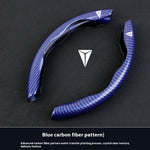 Car Carbon Fiber Texture Steering Wheel Cover For Deepal SL03 L06 L07 S05 S07 G318 S0 lifestyle view