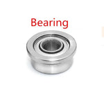 Black Multi Dof Robot Parts Accessory M3/M4 Screw U Beam Servo Bracket For Robot Kit Standard Part Steering Bearing Bracket Kit